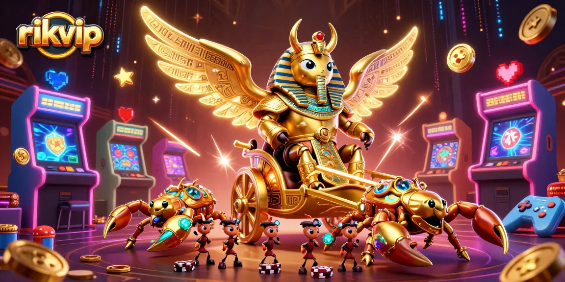 Immerse in the exciting world of rikvip, where animated casino gaming and vibrant elements collide.
