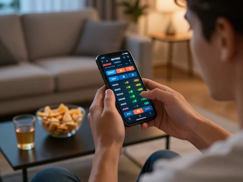 Experience the thrill of cm88 sports betting with live match odds displayed on a smartphone.