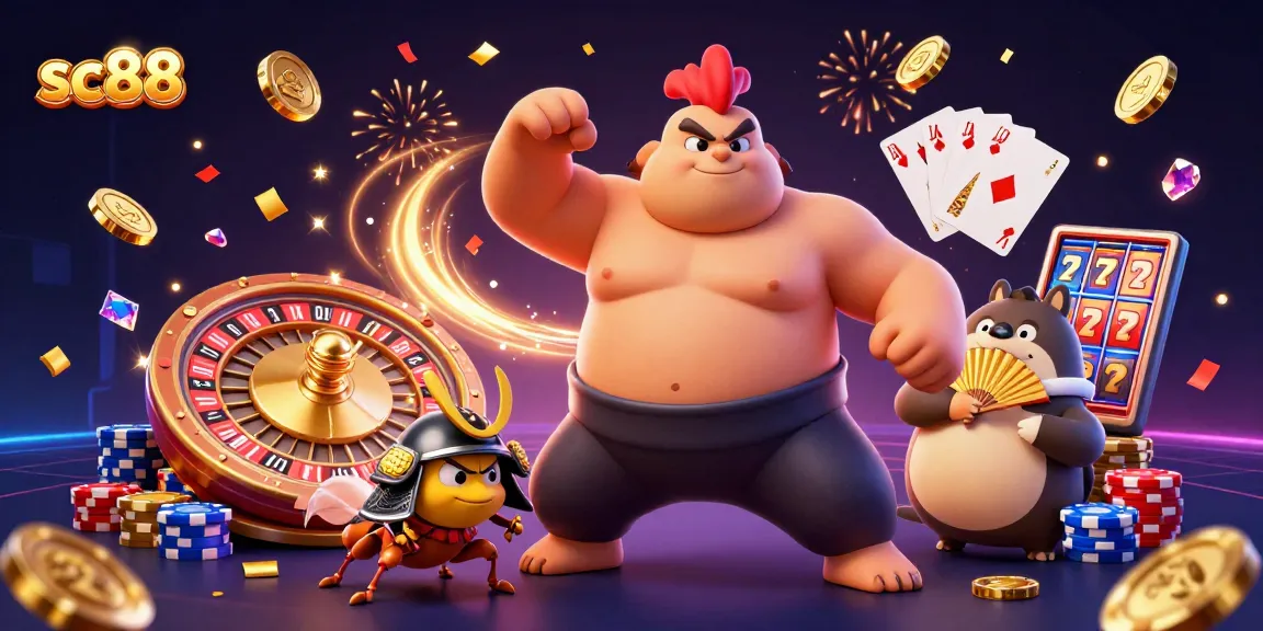 Encounter the exciting world of sc88 slot gaming with dynamic characters and vibrant casino elements