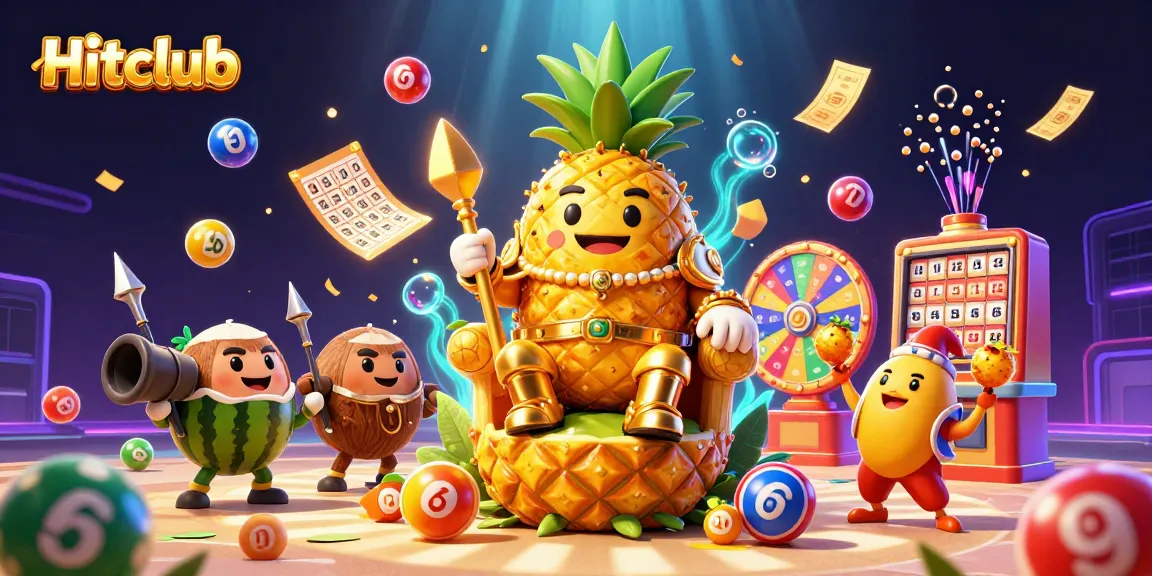 Experience thrilling gaming at Hitclub with a vibrant 3D scene of excitement and big wins.